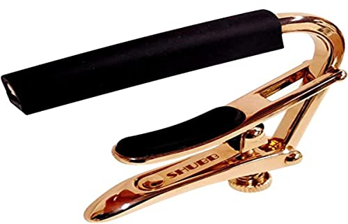 SHUBB - C1RG Royale, Capo Cordes Acier pour Guitare, Rose Gold