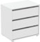 habeig Kommode BLANK weiß Flurschrank Schrank Wäscheschrank Schlafzimmer modern groß Sideboard (#741-60x40x58cm)