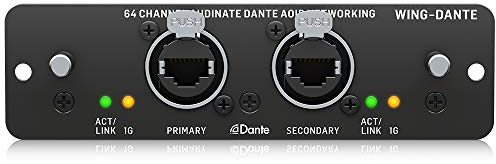 Behringer WING-DANTE WING Tarjeta de expansión para 64x64 canales Audinate Dante AoIP Networking