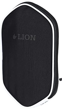 LION Tischtennishülle Wallet | Aufbewahrungstasche für 2 Tischtennisschläger | Mit Tischtennisballfach für 6 Bälle | Geeignet für jedes Alter von Anfänger, Fortgeschrittene und Profis