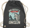 Shirtracer Turnbeutel Rucksack - Angler Geschenke & Zubehör - Mir reicht's ich geh angeln - Unisize - Dunkelgrau - angel gehe beutel fischerei reicht stoffbeutel fischen reichts juterucksäcke fishing