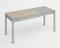 ASTIMESA Mesa Extensible Cocina, Metal, Roble Raw, 110x70 cms-Extendida 160x70 cms