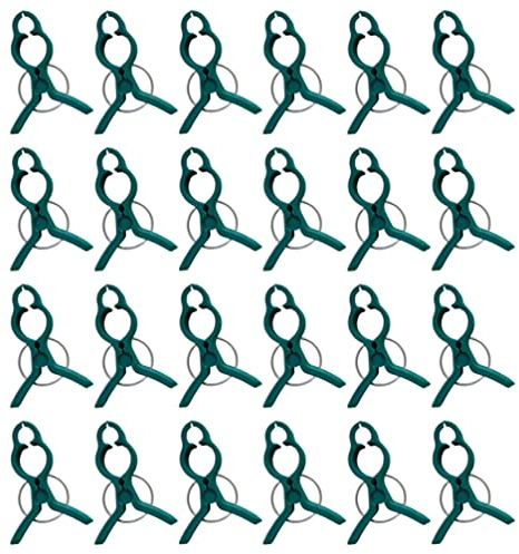 Happyyami Plant Clips For Climbing Plants 50Pcs Gardening Reusable Support Clips Fixing Clamps for Tomato Vines Phalaenopsis and Climbing Stem Straightening Protection Garden Vegetable