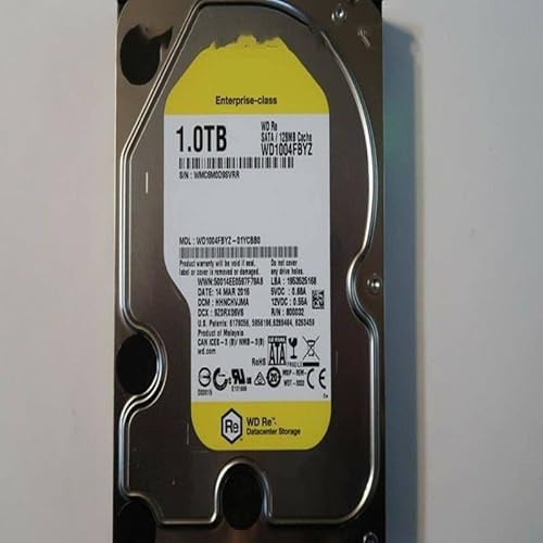 MIDTY HDD für 1 TB 3,5 Zoll SATA 6 Gb/S 64 MB 7200 U/min für interne HDD für Enterprise Class HDD für WD1004FBYZ
