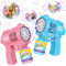 Panamalar Pistola a Bolle per Bambini, Macchina Automatica Sapone 10000+ Bolle al Minuto, Soffiatore Portatile con Luci, 130ml, Feste Estive all'aperto Nozze