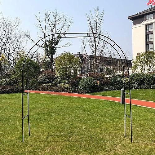 Pergolato Per Rose Da Giardino Arco Pergolato In Metallo Antiruggine Pergolato Pianta Rampicante Viti Arco Decorazione Di Nozze Archi Extra Larghi Nero,Nero,L180 X A220 Cm,Concord12