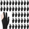 CosyCaya 50 Stück Billard Handschuhe, Billardhandschuhe, Billard Handschuhe für die und Universelle 3 Finger Queue Handschuhe Queue Sport Handschuhe, atmungsaktiver, Rutschfester Trainingshandschuh