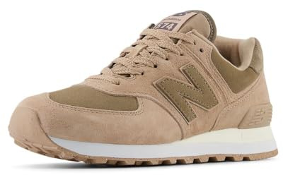 New Balance Women's 574 V2 Sneaker, Flat Taupe/Mushroom/Sea Salt, 7 UK