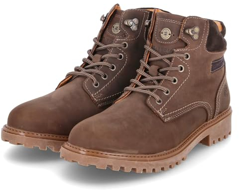 lumberjack Stivali stringati River, Cotto marrone scuro, 46 EU