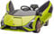 HOMCOM Kinder Elektroauto 12V 2 Fahrmodi Lamborghini SIAN SUV-Auto-Spielzeug Elektrofahrzeug mit Fernbedienung Musik(MP3/USB) Licht 3-5 Jahre Metall Grün 108 x 62 x 40 cm