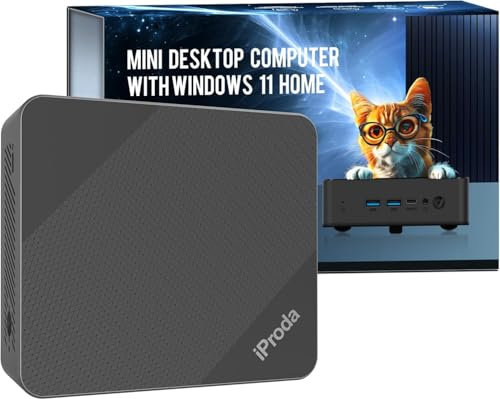 Mini PC 12th Intel Alder Lake N97 (up to 3.6GHz), Mini PC Windows 11 Home Micro PC with 16GB DDR4 512GB PCIE SSD 4K Dual Display Mini Computer Bluetooth5.0/WiFi6/USB3.2