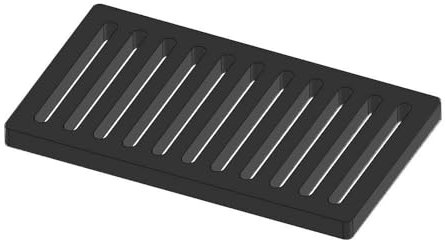 Kaminrost - Passend für Haas+Sohn Kaminöfen inkl. Modellübersicht - Ascherost Kamin aus massivem Stahl - feuerfest & hitzebeständig - Kaminrost Feuerrost Kaminofen Rost [260x150x15 mm]