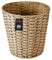 H-LINE Natural Paper Rope Round Basket Storage Waste Paper Rubbish Bin Country Style Bathroom Bedroom Office