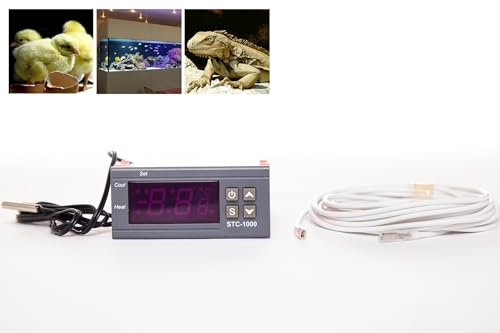 KIT ArtiValid 1000 Incubadoras, Terrarios, acuario, semillero, liquidos, etc. con Controlador, Ventilador y Resistencia de Silicona para todo de tipo de Aves, Reptiles y multiples funciones.