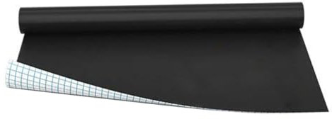 Blackboard -Aufkleber 45 * 100 cm Selbstkleber Tafelkontaktpapier Schwarzes Kreidepapier für Büroschule Trockener Erase Taper -Abziehbild Tafel -Tafel -Aufkleber -Set (Blackboard -Aufkleber + 5 Stcs