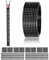 22 AWG 2×0.3mm² 2 Core 12V 24V Electrical Wire 100FT/30M, 22 Gauge 2 Conductor Wire Cable Stranded Tinned Copper PVC Twin Wires for LED Strips Lighting, Outdoor Cable, Automotive, CE Listed