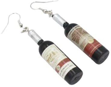 DEARMAMY Top Hypoallergenic Earrings Wine Bottle Ear Dangle Fashion Ear Jewelry for Women