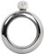 Laroal Flasque Bracelet de 3,5 oz avec Couvercle en Cristal, idéale pour Les Mariages, Les Bars et Les campings