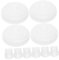 KOMBIUDA 1Set Washable Silicone Diaphragm Duckbill Valves for Breast Pumps Leak Parts Compatible with Momcozy Enhances Pumping Efficiency with Durable Design