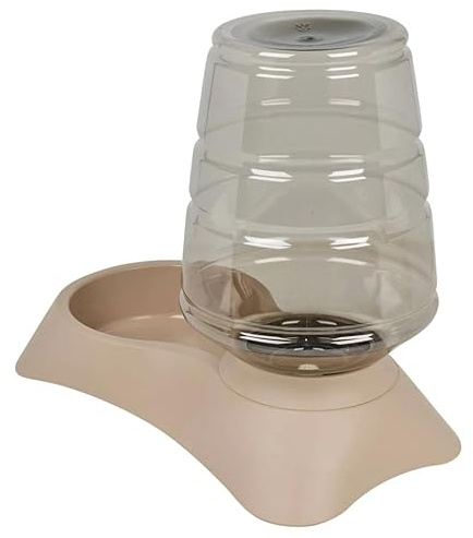 URBNLIVING Automatic Pet Water Dispenser for Cats and Dogs – Gravity-Fed Drinking Fountain, Non-Spill Water Bowl, Durable Plastic Reservoir, Easy to Clean, Indoor Pet Hydration Station (5.8, litres)