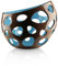 Alessi FM20 BR Baby Portaagrumi in Porcellana, Nero