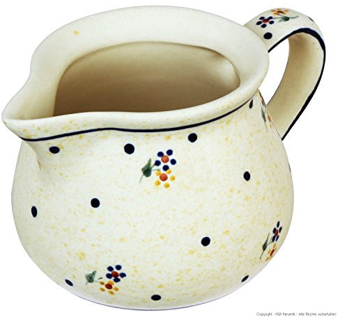 Bunzlauer Keramik lechera 0.4 L, decorada 111