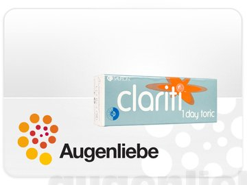 Clariti 1 Day Toric Kontaktlinsen täglichen Ring, R 8.6, D 14.3, -2.75 Dioptrie, Zylinder -1.25, Achse 160 – 30 Astigmatism