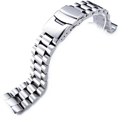 MiLTAT 22mm Watch Band for Seiko Turtle SRP773 SRP775 SRP777 SRPA21, Endmill Screw-Link