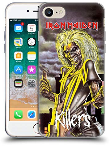 Head Case Designs Offizielle Iron Maiden Killers Plattencover Soft Gel Handyhülle Hülle kompatibel mit Apple iPhone 7/8 / SE 2020 & 2022