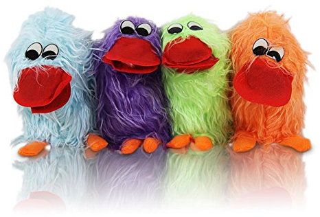 Handpuppe Crazy Bird Zunge 20 cm Vogel Hand Puppe