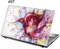 TaylorHe 15.6 inch 15 inch Laptop Skin Vinyl Decal with Colorful Patterns and Leather Effect Laminate MADE IN England Rose Watercolour