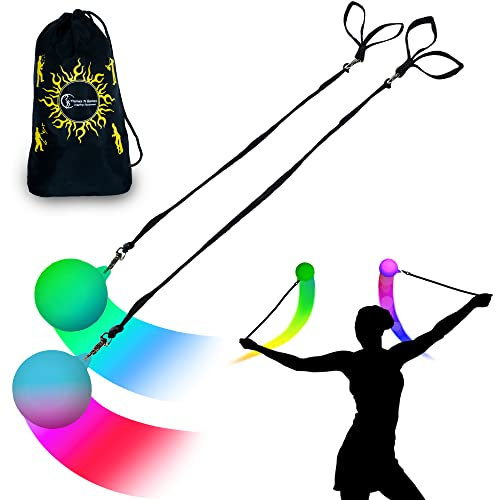 Flames 'N Games LED Glow Poi (Multifunction)