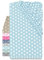 Emily´s Check Baumwolle Spannbettlaken - Sternen im Alloverdesign 445.511, 60 x 120 cm, hellblau