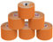 ALPIDEX Kinesiologie Tape 1/3/ 6/12 Rollen Viele Farben 5 m x 5 cm Anwendungsbroschüre Elastisch Wasserfest Hautfreundlich Physio Muskel Tape Set, Farbe:orange, Menge:6 Rollen
