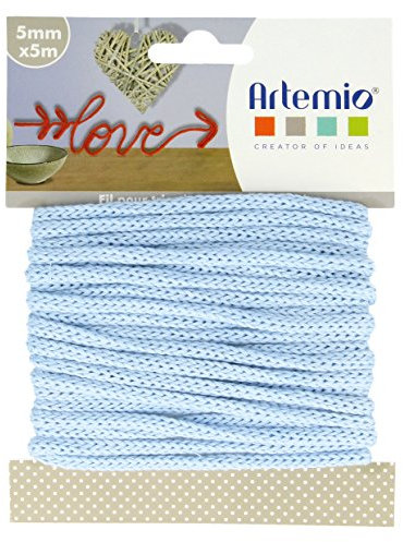 Artemio, Filo per maglieria, Blu, 5 mm x 5 m