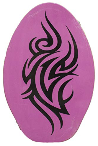 Gummi Top Skimboard aus Holz mit rutschhemmend Grip (kein Wachs erforderlich.), 41 Inch