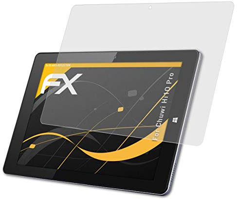atFoliX Panzerfolie kompatibel mit Chuwi Hi10 Pro Schutzfolie, entspiegelnde und stoßdämpfende FX Folie (2X)