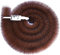 Hedgehog Gutter Brush (4m x 100mm) Brown