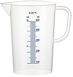 PP-Meßbecher 500 ml Inhalt, transparent