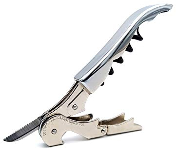 Pulltap's Original Classic 500 Korkenzieher Weinschlüssel Flaschenöffner (Cromado - Chrom)