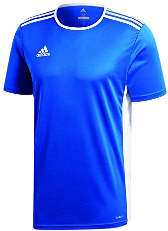 adidas Men's Entrada 18 Jsy T shirt, Bold Blue/White, XS UK