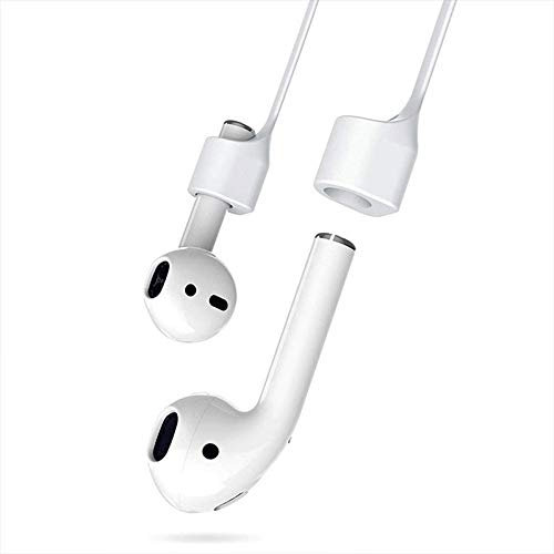 SHOP-STORY - Cinghia magnetica magnetica anti-perdita per auricolari wireless Apple Airpods TWS i7s - Colore Bianco