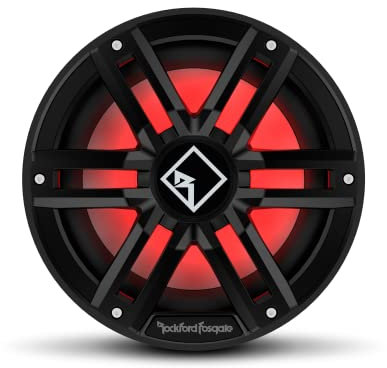 Rockford Fosgate Color Optix M2D2-10SB - 25 cm Passiv Subwoofer mit 1600 Watt (RMS: 400 Watt) - schw