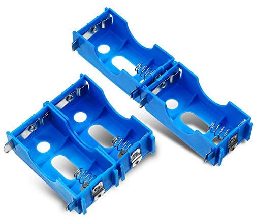 Weewooday 4 Pieces D-Cell Battery Holder Series or Parallel Physical Science Plastic D Size Battery Case Physics D Holder