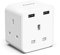 3 Way Plug Adapter with USB, Joymy Multi Plug Extension with USB Slots, 13A UK Plug Extender Socket Extensions, Triple Plug Adaptor Cube, 3 Pin Plugs Wall Power Sockets for Home Kitchen Office (Cube)