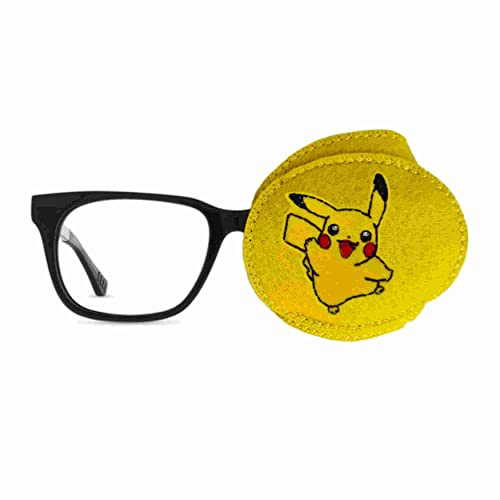 PokYell Patch orthopédique brodé réutilisable pour enfants et adultes pour amblyopie