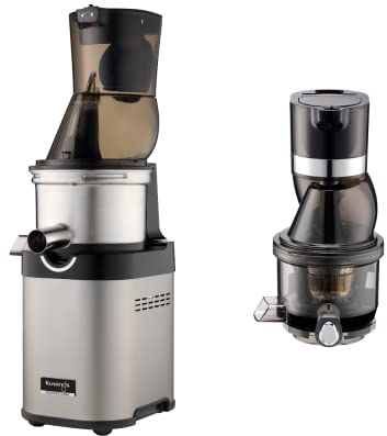 Kuvings - Extracteur de jus professionnel CS600 + tête supplémentaire en inox - 40L de jus par heure - Utilisation non-stop sans surchauffe - Idéal pour bar, café, hotel, restaurant