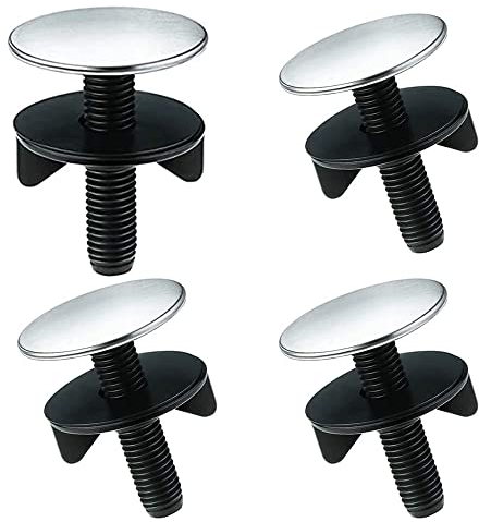 4 Pièces Acier Inoxydable Robinet Trou Couvercle, Bouchon De Trou De Robinet D'Évier, Robinet Trou Couvercle, Couvercles De Trou d'Évier De Cuisine, Pour D'Évier De Cuisine Et De Salle De Bain