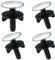 4 Pièces Acier Inoxydable Robinet Trou Couvercle, Bouchon De Trou De Robinet D'Évier, Robinet Trou Couvercle, Couvercles De Trou d'Évier De Cuisine, Pour D'Évier De Cuisine Et De Salle De Bain