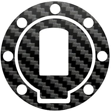 DualColorStampe Adhesivo protector tapón depósito compatible con Yamaha TDM 850 TDM 900 TRX 850 carbono moto M0197 (carbono negro)